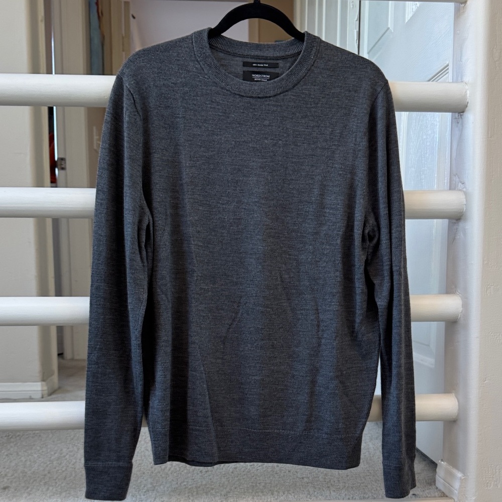 Nordstrom Gray Crewneck Sweater for Men